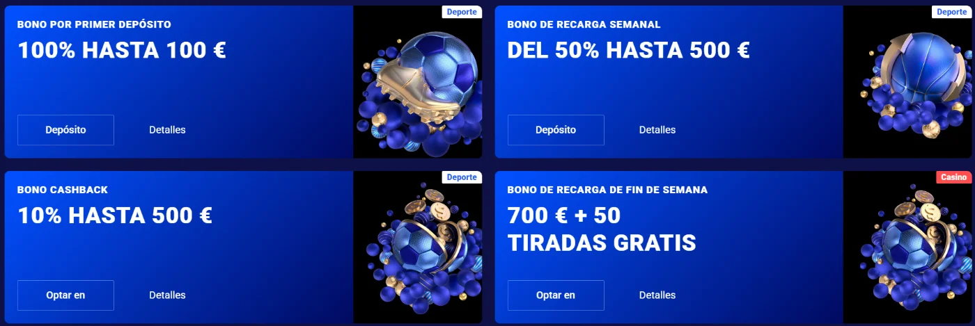 Frumzi Casino promociones con bono deportivo, recarga semanal, cashback y tiradas gratis